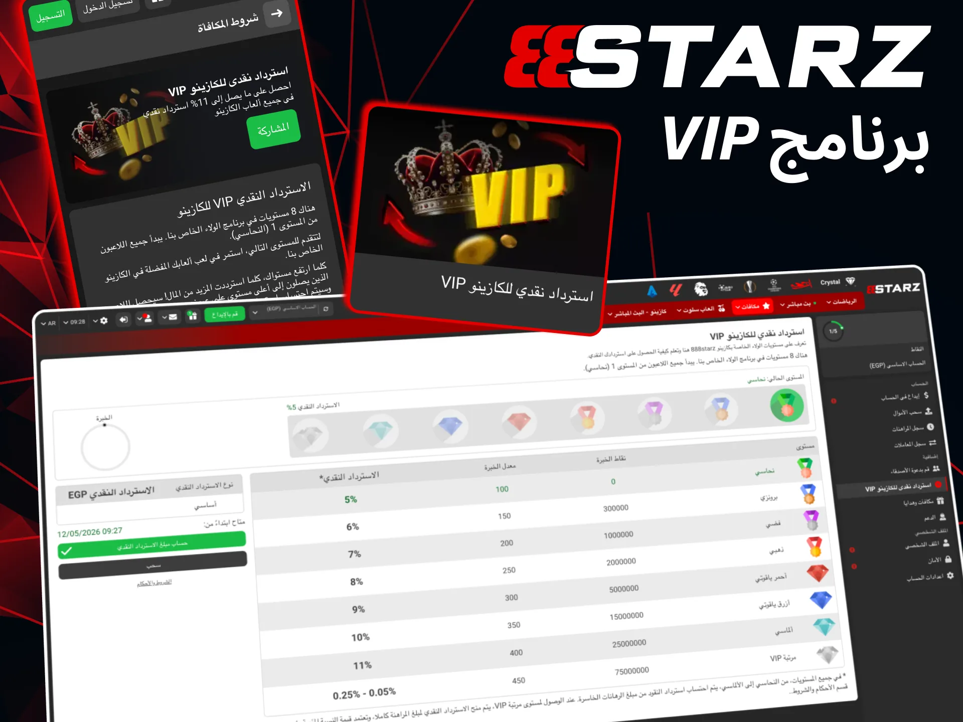 عبر 888starz تحصل على امتيازات VIP مثل مدير حساب شخصي.